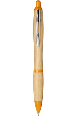 Nash bamboo ballpoint pen (blue ink) - EgotierPro 107378