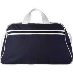 EgotierPro 119740 - San Jose 2-stripe sports duffel bag 30L