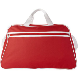 EgotierPro 119740 - San Jose 2-stripe sports duffel bag 30L