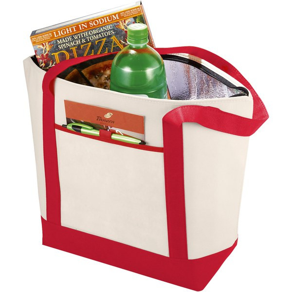 Lighthouse non-woven cooler tote 21L - EgotierPro 120085
