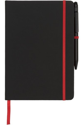 Noir Edge A5 Notizbuch mit farbigem Rand - EgotierPro 210210