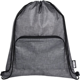 Ash recycled foldable drawstring bag 7L - EgotierPro 120646