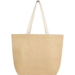 EgotierPro 120674 - Tote bag in juta 300 g/m² Juta - 12L