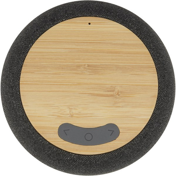 Ecofiber bambus/RPET Bluetooth® højtaler med trådløs oplader - EgotierPro 124318