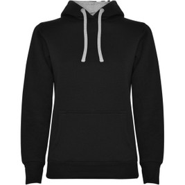 Roly R1068 - URBAN WOMAN Felpa con Cappuccio Stile Donna con Tasca a Marsupio
