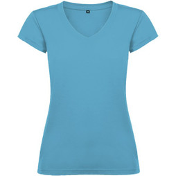 Roly R6646 - VICTORIA Naisten Slim-Fit V-Kaula-Aukko T-Paita
