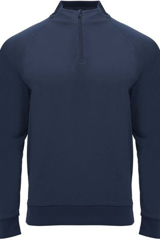 Roly R1115 - Epiro unisex mikina s dlouhým rukávem a čtvrtinovým zipem