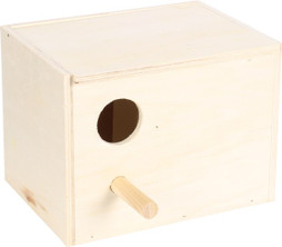 Flamingo f-100811 - Nid délevage Horizontal Perruches - Bois