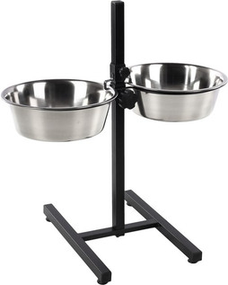 Flamingo f-1030083 - Gamelle pour la nourriture et leau Duo dinner support