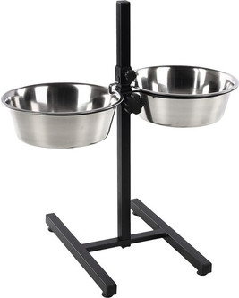 Flamingo f-1030083 - Gamelle pour la nourriture et l'eau Duo dinner support