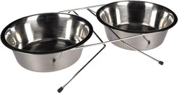 Flamingo f-1030106 - Gamelle pour la nourriture et leau Duo dinner support