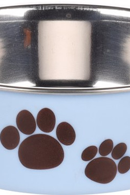 Flamingo f-1030933 - Gamelle pour la nourriture et leau Rond clair & Argent