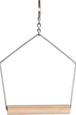Flamingo f-1030898 - Balançoire en Bois pour Oiseaux Heureux