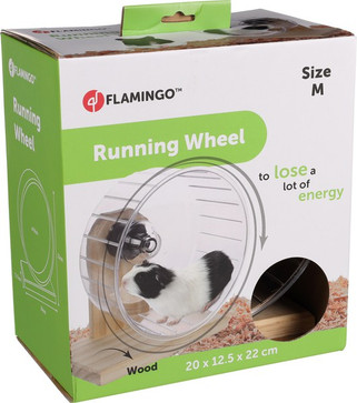 Flamingo f-1030977 - Jouet Roue dexercice Brun clair