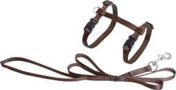 Flamingo f-1031211 - Harnais Réglable pour Chats avec Laisse Robuste