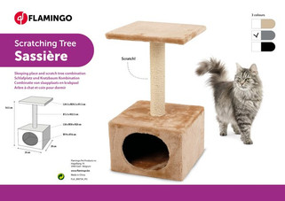Flamingo f-1031263 - Arbre à chat Écru &