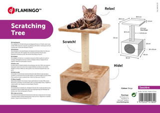 Flamingo f-1031263 - Arbre à chat Écru &