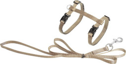 Flamingo f-1031211 - Harnais Réglable pour Chats avec Laisse Robuste