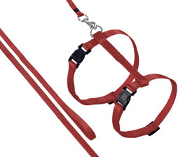 Flamingo f-1031211 - Harnais Réglable pour Chats avec Laisse Robuste