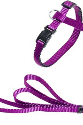 Flamingo f-1031207 - Harnais Réglable pour Chats avec Laisse Robuste