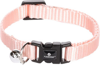 Flamingo f-1031200 - Collier Sécurité Rose pour Chat avec Clochette