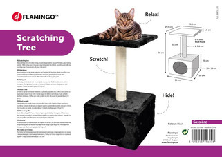 Flamingo f-1031263 - Arbre à chat Écru &