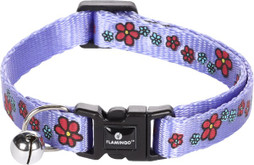 Flamingo f-1031356 - Collier Pour Chat Violet avec Clochette