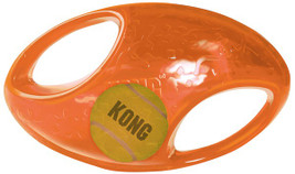 Kong® f-1033374 - KONG Interactive Jumbler Rugby Dog Toy