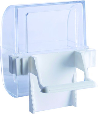 Flamingo f-107686 - Auget à graines et à eau avec marche Transparent &