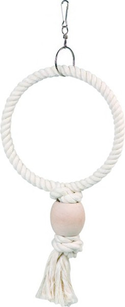 Flamingo f-108649 - Jouet pour oiseaux Anneau CordonÉcru