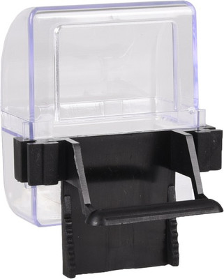 Flamingo f-107686 - Auget à graines et à eau avec marche Transparent &