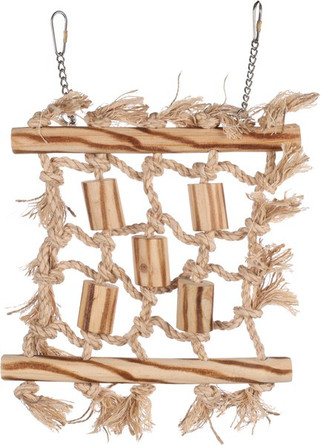 Flamingo f-110098 - Jouet pour perruches FiletBrun clair