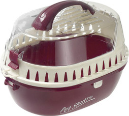 Flamingo f-31481 - Cage de Transport Soraya Bordeaux pour Rongeurs