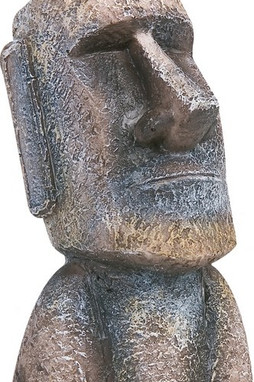 Flamingo f-401643 - Natural Moai Aquarium Decor Statue