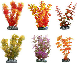 Flamingo f-406400 - Décoration Tropicale Plante Aquarium Cuba Orange