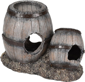 Flamingo f-410142 - Élégante Décoration de Tonneau en Bois