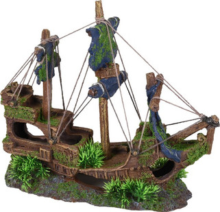 Flamingo f-410151 - Épave de Bateau pour Aquarium Amusante