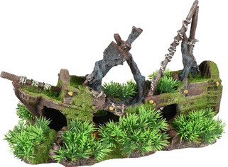 Flamingo f-410150 - Épave Moza: Habitat Naturel pour Aquarium