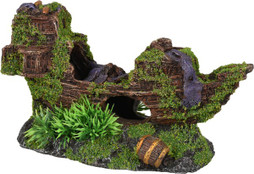 Flamingo f-410150 - Épave Moza: Habitat Naturel pour Aquarium