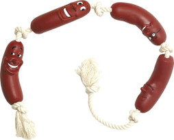 Flamingo f-45108 - Jouet Saucisse avec corde