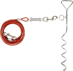 Flamingo f-500104 - Piquet avec câble dattache