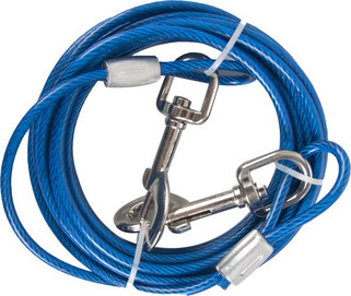 Flamingo f-506968 - Câble de Sécurité Rouge pour Chien en Promenade