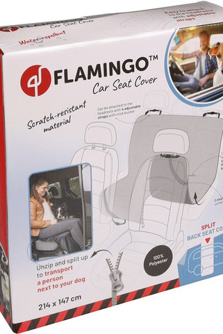 Flamingo f-506630 - Protège-siège de voiture Siège arrière