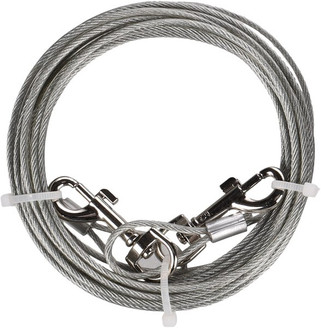 Flamingo f-506968 - Câble de Sécurité Rouge pour Chien en Promenade