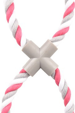 Flamingo f-507433 - Jouet Corde à tirer Forme en 8 Fuchsia