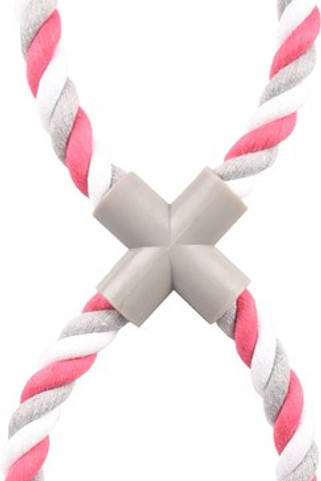 Flamingo f-507433 - Jouet Corde à tirer Forme en 8 Fuchsia