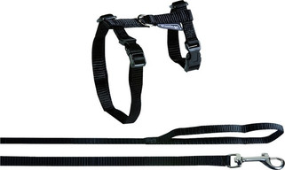 Flamingo f-511208 - Comfortable Adjustable Cat Harness with Leash