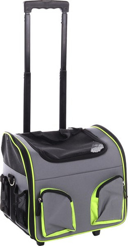 Flamingo f-515954 - Chariot de Transport pour Animaux Fluo Pratique