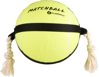 Flamingo f-515408 - Jouet Balle de tennis avec corde