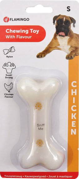 Flamingo f-516834 - Jouet Os avec goût de poulet